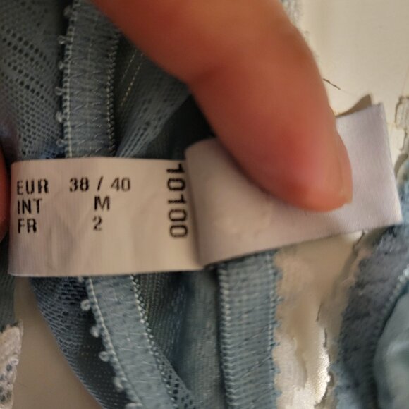 Yasmine Eslami mesh bra and thong set M - Picture 6 of 12